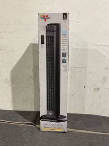lot 210 image: Vornado 4T Oscillating Tower Fan with Remote Control