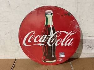 lot 334 image: Poster Revolution Open Road Brands Coca Cola Sign 22.75