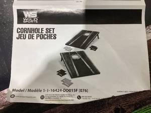 lot 645 image: Wild Sports Cornhole Bean Bag Game Set