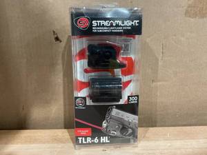 lot 370 image: Streamlight Rechargeable, High-Lumen Weapon Light with Red Laser TLR-6 HL
