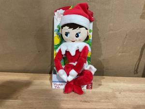 lot 376 image: LOT OF 5 Elf on The Shelf Plushee Pals Snuggler