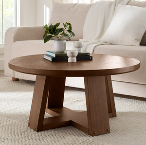 lot 89 image: Better Homes & Gardens Ezra Coffee Table, Walnut finish