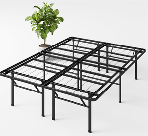 lot 440 image: ZINUS SmartBase Heavy Duty Mattress Foundation, 18 Inch Metal Platform Bed Frame, No Box Spring Needed, Sturdy Steel Frame, Sizes Full, Queen, King, Cal King