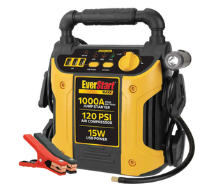 lot 664 image: EverStart Maxx 1000 Peak Amp Jump Starter with 120 PSI Compressor