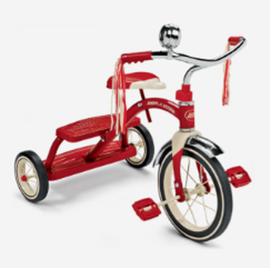 lot 675 image: Classic Red Dual Deck Tricycle 12 Classic Red FUNomenal Tricycle