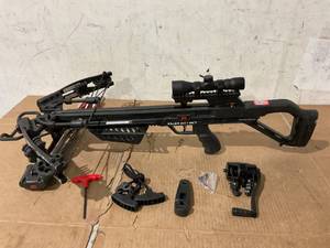 lot 35 image: Killer Instinct Fiery 400 Crossbow Package with RDC Crank Cocking Device