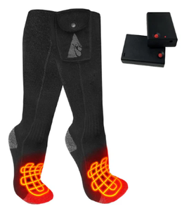 lot 383 image: LOT OF 2 ActionHeat AA Classic Battery Heated Socks Size LXL
