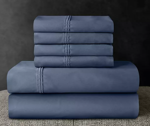 lot 404 image: Members Mark 700 Thread Count Egyptian Cotton Sheet Set