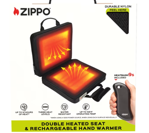 lot 439 image: Zippo Double Heated Seat and Rechargeable Hand Warmer