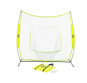lot 711 image: Athletic Works 7ft x 7ft Hit Pitch Training Net for Baseball Softball Protective Screens