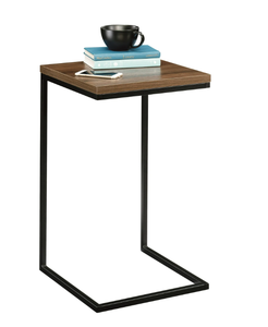 lot 223 image: Mainstays C-Shape Metal End Table