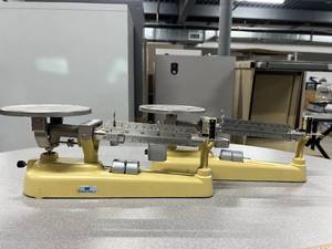 lot 13 image: 2x Argent Welch Triple Beam Balance Scales