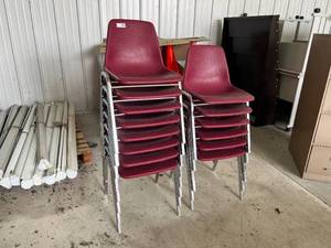 lot 320 image: Plastic Chairs
