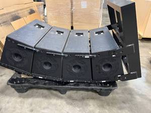lot 394 image: Four Eastern Acoustic Works Speakers KF730P