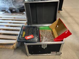 lot 389 image: Storage Case & Misc Contents
