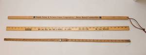 lot 78 image: Three Promotional Yard Sticks