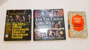 lot 94 image: Three Hardcover Sports Books