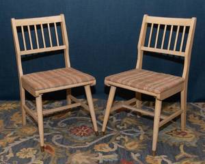 lot 119 image: Pair of English Furniture Works Chairs