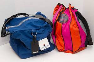 lot 159 image: Vintage 1995 Pepsi Bag with Original Tag & Vintage 1980s Gitano Bag