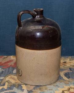 lot 164 image: Antique Two-Tone Stoneware Jug