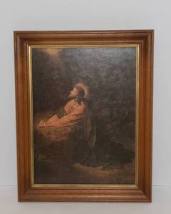 lot 180 image: Christ in the Garden of Gethsemane by Heinrich Hofmann Art Print