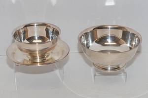 lot 188 image: Two Vintage Silverplate Bowls