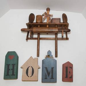 lot 207 image: Wooden Kitchen and Home Decor