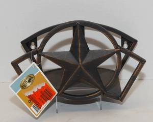 lot 209 image: Hampton Bay Heavy Duty Steel Garden Hose Holder with Tags