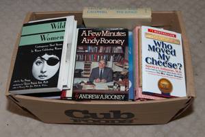 lot 216 image: Large Box of Books - Variety of Genres