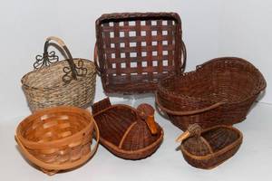 lot 223 image: Six Lovely Baskets