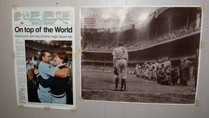 lot 230 image: Twins Poster and Babe Ruth Poster