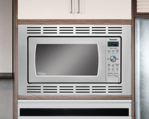lot 24 image: Pallet of 16 - Panasonic 27-inch Vented Trim Kit for 1.6 cu. ft. Microwaves Model # NN-TK722S (Retails for $299.95 each)