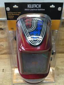 lot 101 image: Klutch Monsterview 1400 Auto-Darkening Welding Helmet Model # 114898