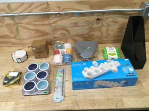 lot 111 image: Lot of Coasters, Salt and Pepper Holders, an Quirky Egg Holder and Other Kitchen Items