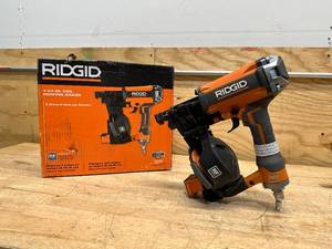 lot 81 image: RIDGID Pneumatic 15 Deg. 1-34 in. Coil Roofing Nailer