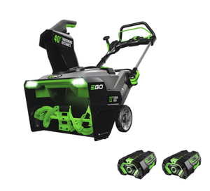 lot 11 image: EGO POWER 56-volt 21-in Single-stage Push Battery Snow blower with (2) 7.5Ah Batteries and Charger