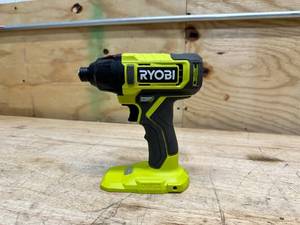 lot 114 image: RYOBI ONE 18V Cordless 14 in. Impact Drill (Tool Only)