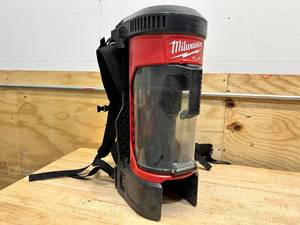 lot 153 image: MILWAKUKE M18 FUEL 18-Volt Lithium-Ion Brushless 1 Gal. Cordless Backpack Vacuum (Tool Only)