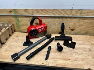 lot 121 image: MILWAUKEE M18 FUEL 18-Volt Lithium-Ion Brushless 0.25 Gal. Cordless Jobsite WetDry Vacuum (Vacuum-Only)