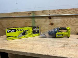 lot 122 image: RYOBI ONE 18V Cordless Multi-Surface Handheld Vacuum (Tool Only)