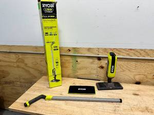 lot 157 image: RYOBI USB Lithium Cordless Agitating Spray Mop (Tool Only)