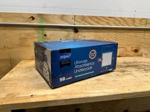 lot 61 image: Inspire Extra Large Super Absorbent Disposable Bed Pads