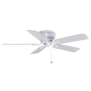 lot 135 image: Hampton Bay YG204-WH Hawkins 44 White Ceiling Fan