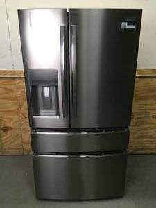 lot 5 image: Frigidaire Gallery 21.5 cu. ft. 4-Door French Door Refrigerator Model # GRMC2273CF02 (Retails for $3499)