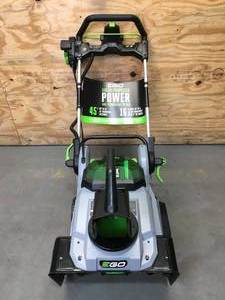 lot 8 image: EGO POWER 56-volt 21-in Single-stage Push Snow blower Model # SNT2120AP - Tool Only