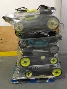 lot 13 image: Pallet of Untested Store Return Lawn Mowers