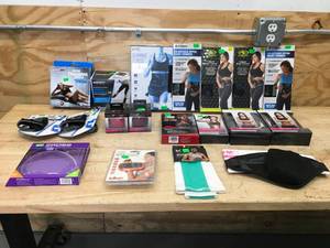 lot 183 image: Lot of Assorted Workout Accessories