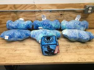 lot 203 image: Lot of Cloud Pillows and A Plush Wakanda Forever Pillow