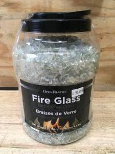 lot 208 image: Open Hearth Fire Glass
