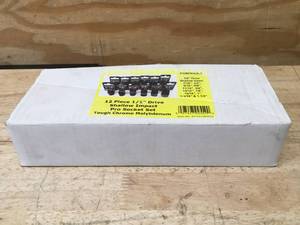 lot 209 image: Power Built 12 Piece 12 Drive Shallow Impact Pro Socket Set